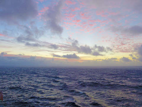 Island sunrise