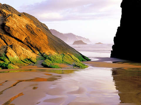 Hug pt sunset oregon coast