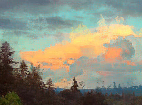 Champagne sky