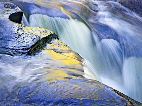 Preseque isle falls portrait