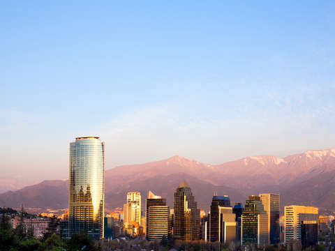 Skyline of santiago de chile 2