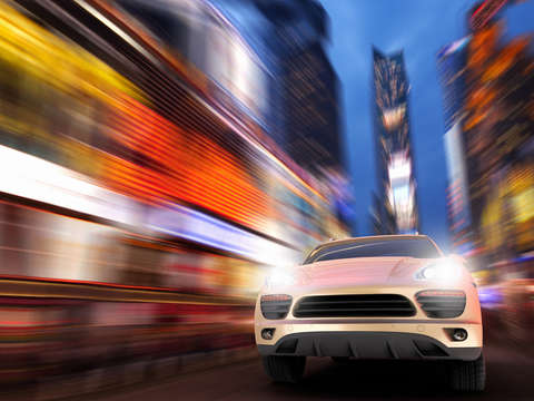 Car on motion 2