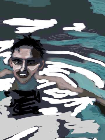 Andre in pool