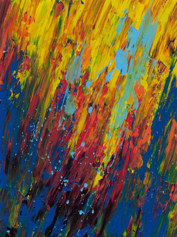 Abstract composition 734