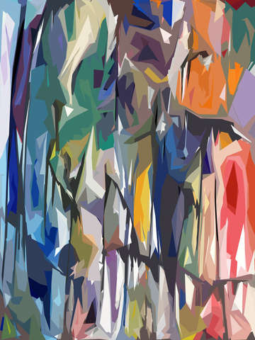 Abstract composition 736
