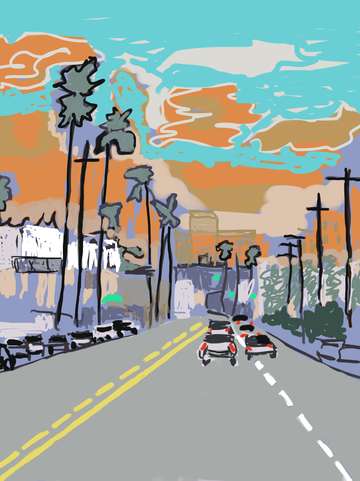 Sunset strip