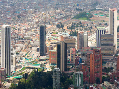 Cityscape of bogota