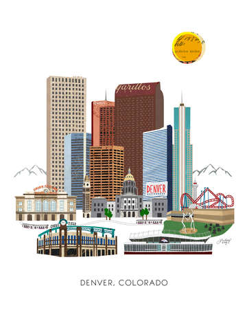 Denver illustration