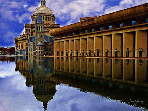Museum of fie arts and christian science church