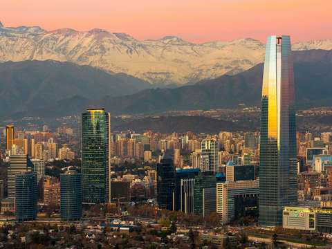 Cityscape of santiago de chile 3