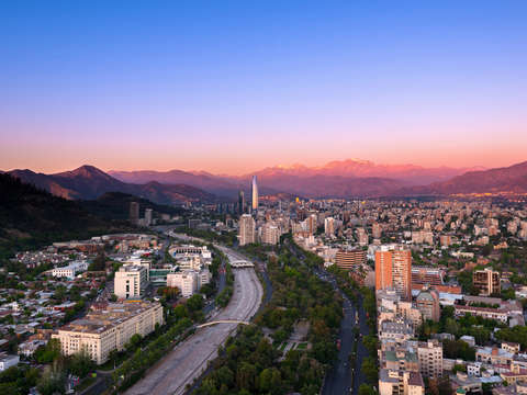 Cityscape of santiago de chile 4
