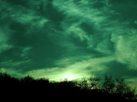 Green sunset 2