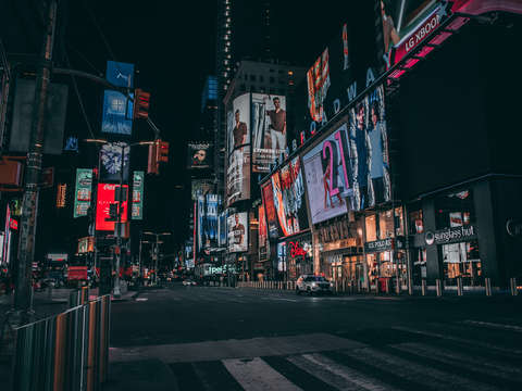 Times square during covid19