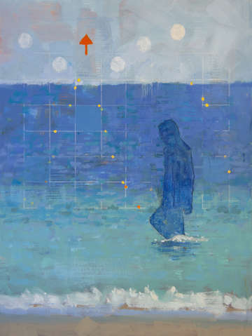 Ocean 42418 wading bather