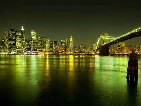 Skyline of manhattan