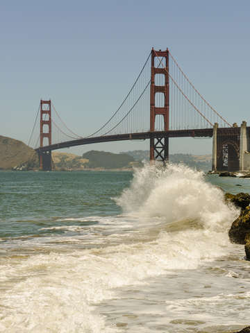 Vintage golden gate
