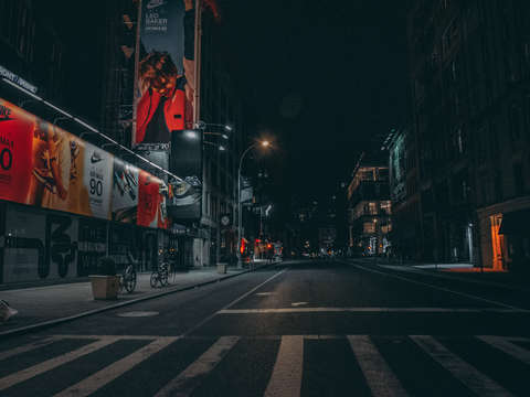 Lower manhattan during covid 19