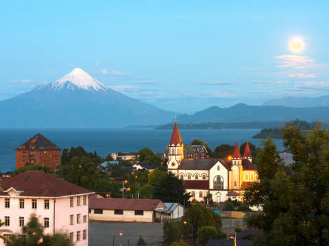 Cityscape of puerto varas