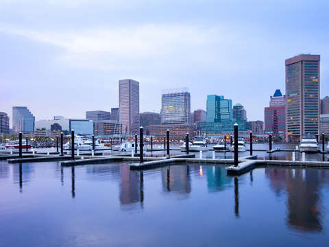 Cityscape of baltimore