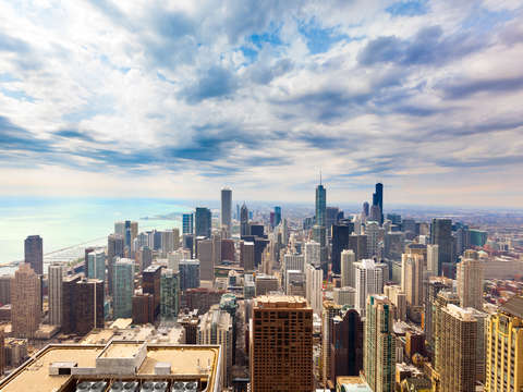 Elevated view of chicago 2