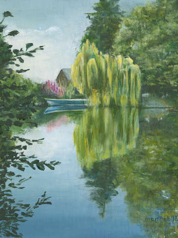 Resting under the weeping willow
