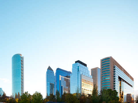 Skyline of santiago de chile 3