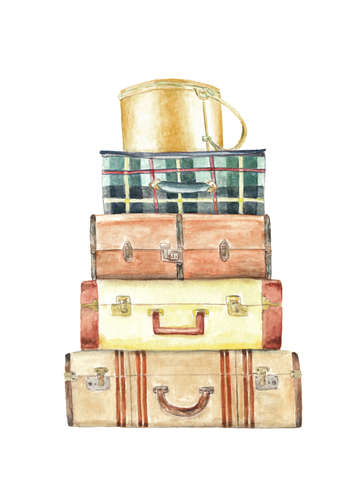 Vintage suitcases