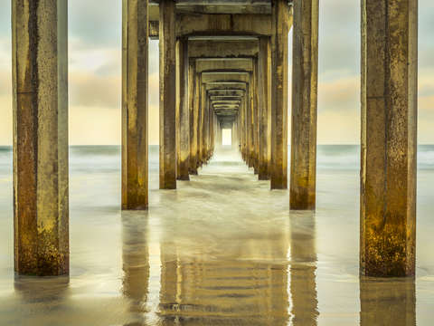 Perfect repetition scripps pier