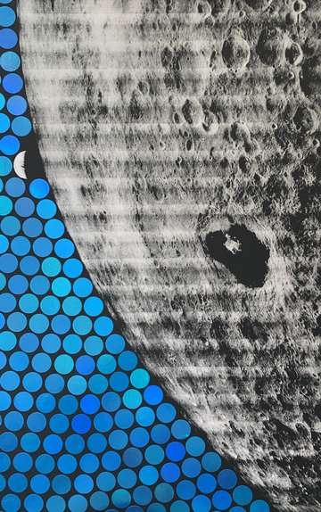 Heart shaped crater