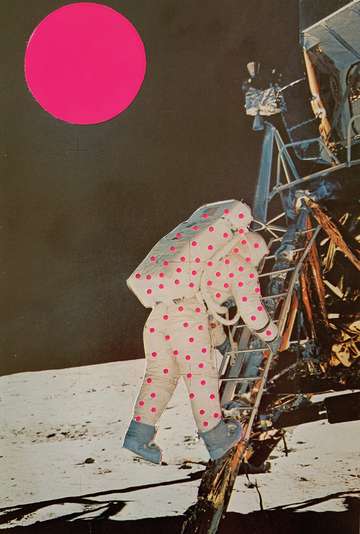 Pink astronaut