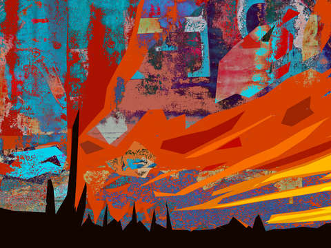 Painted sky 4