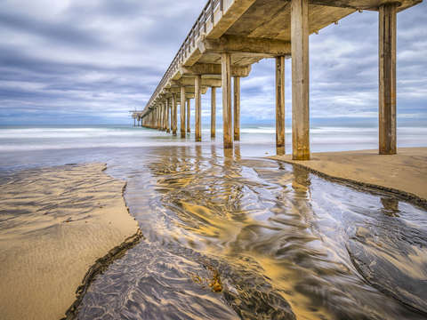 Flowing towards the sea scripps