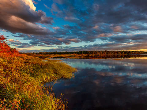 A lagoon evening