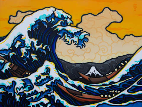 Hokusais tsunami