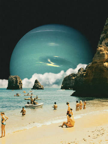 Space beach