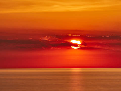 Encapsulated sunset
