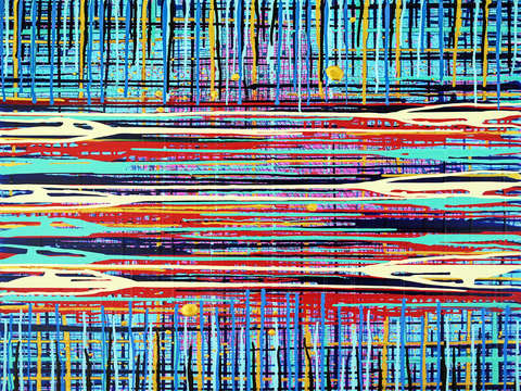 Stitched landscape