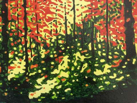 Path through the fall