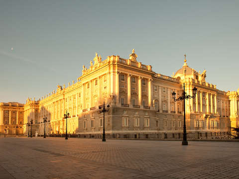 Royal palace in madrid
