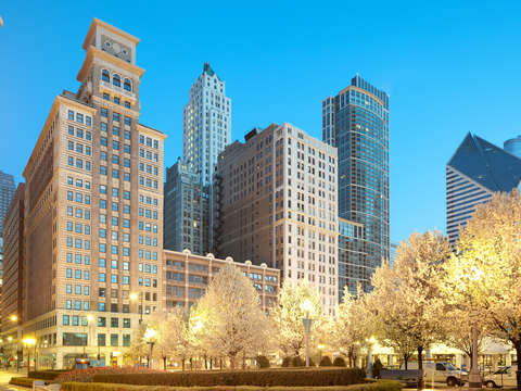 Downtown buildings at michigan avenue