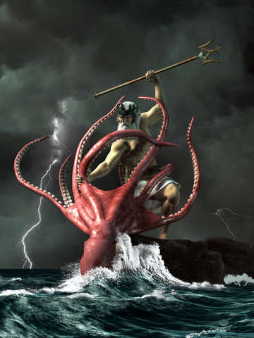 Poseidon vs the kraken