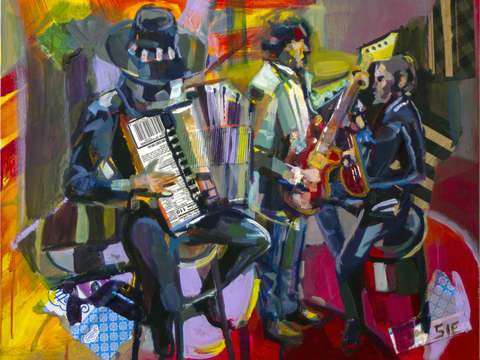 The band plays on