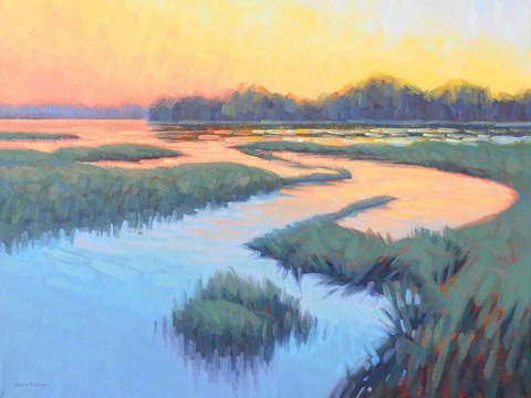 Marsh at sunrise