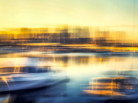 Golden morning flow