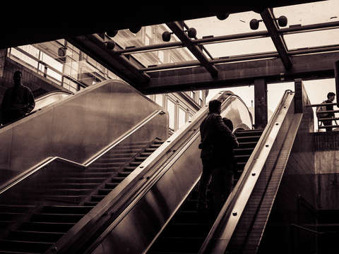 Up to the city