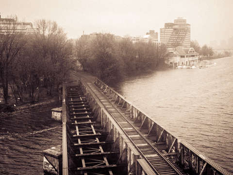 Train bridge
