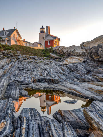 Tidal pool reflections no 1