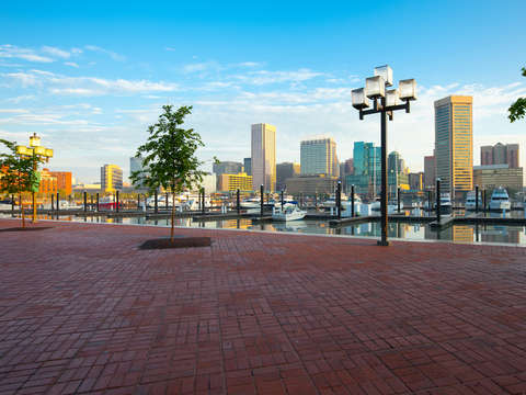 Skyline of Baltimore Inner Harbor