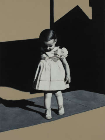 Child on sidewalk