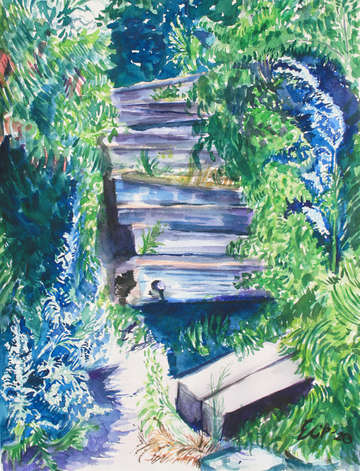 Steps to the beach